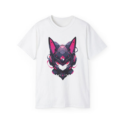 100% Cotton Short Sleeve Tee | Mascot-Cat-001