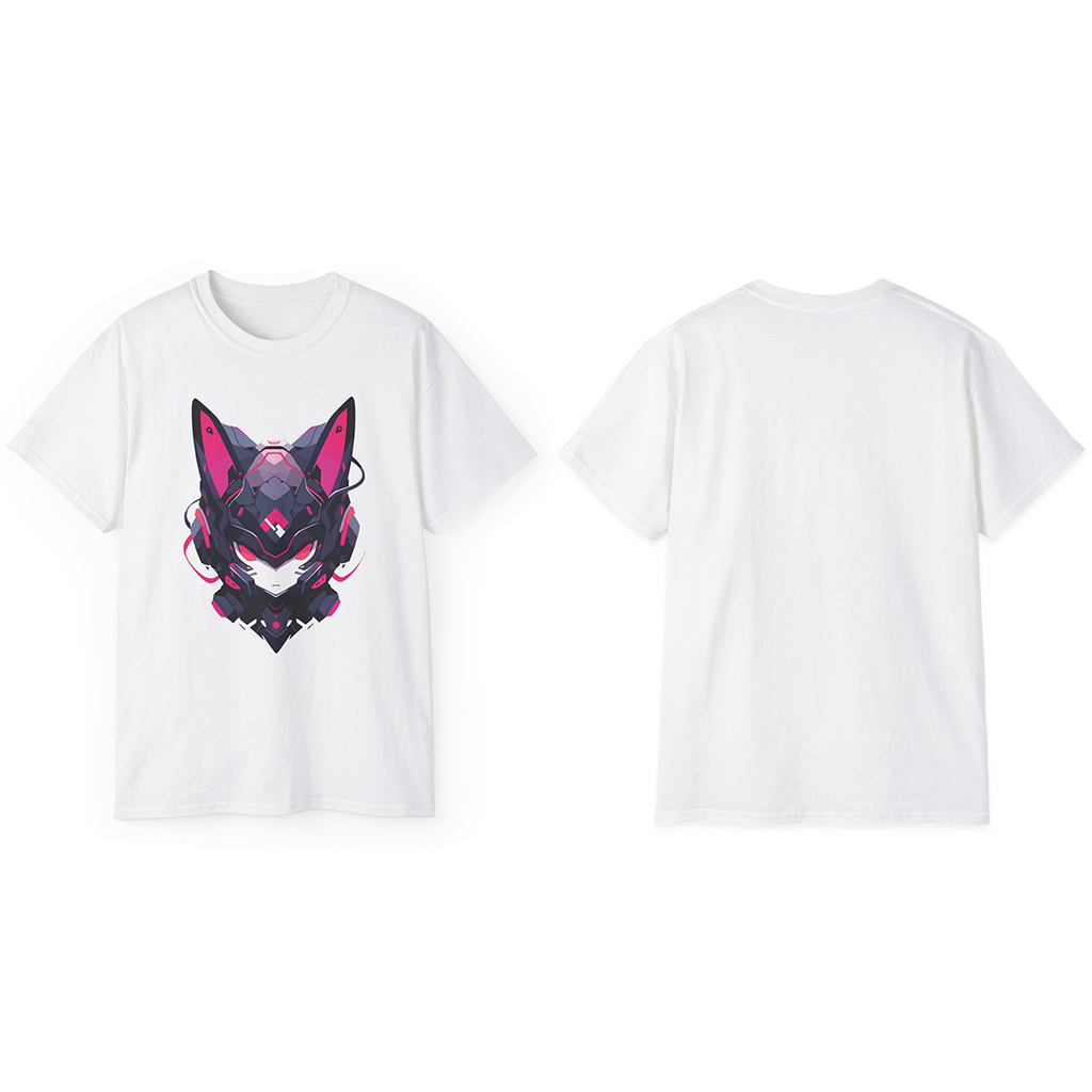 100%纯棉短袖T恤 | Mascot-Cat-001