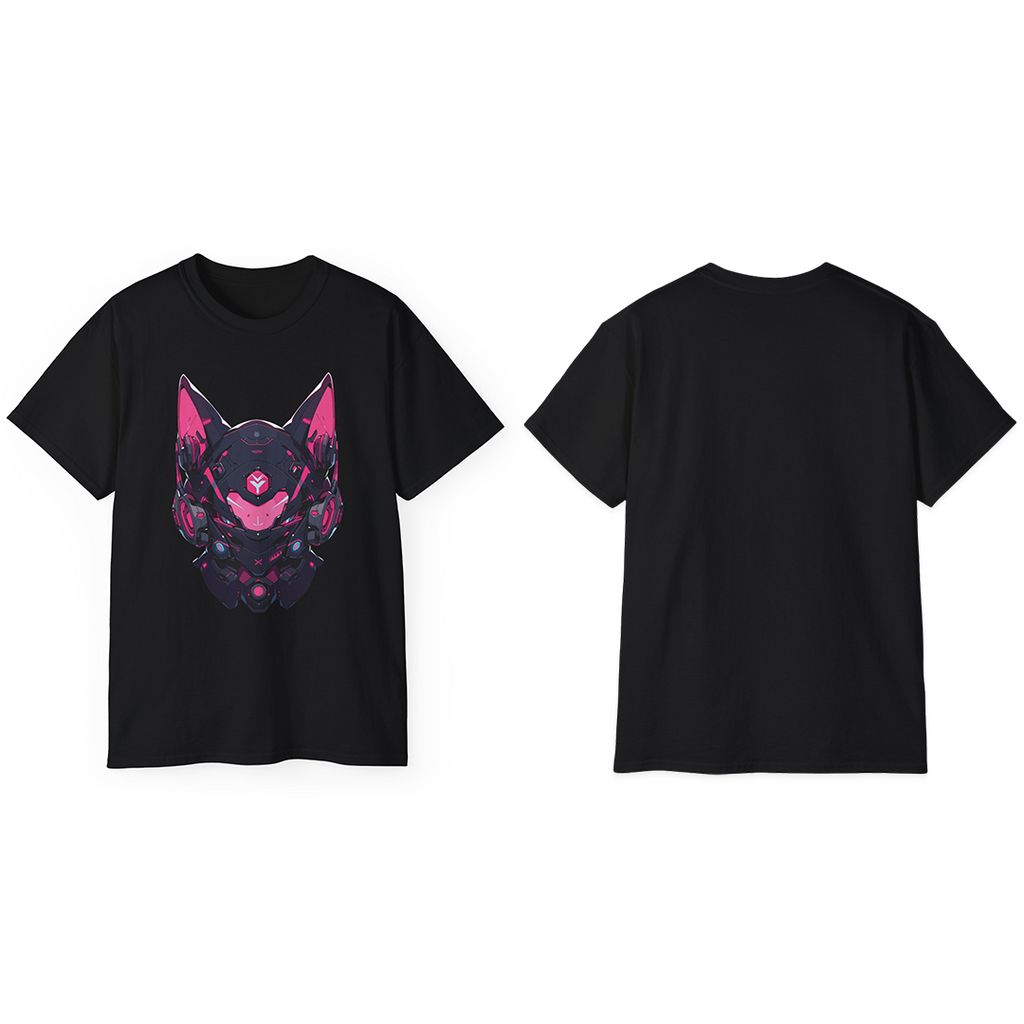100%纯棉短袖T恤 | Mascot-Cat-002