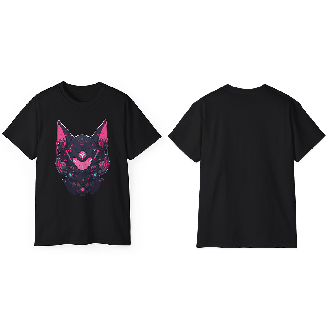100%纯棉短袖T恤 | Mascot-Cat-002