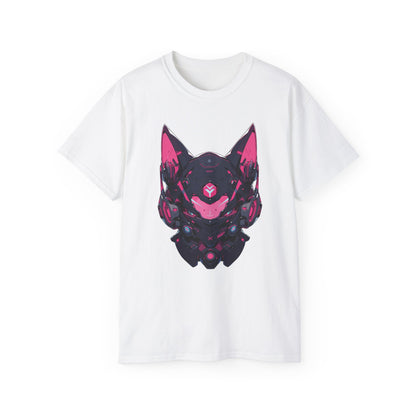 100% Cotton Short Sleeve Tee | Mascot-Cat-002