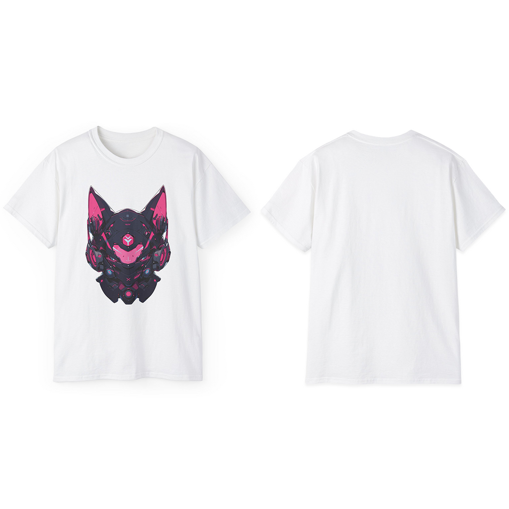 100%纯棉短袖T恤 | Mascot-Cat-002