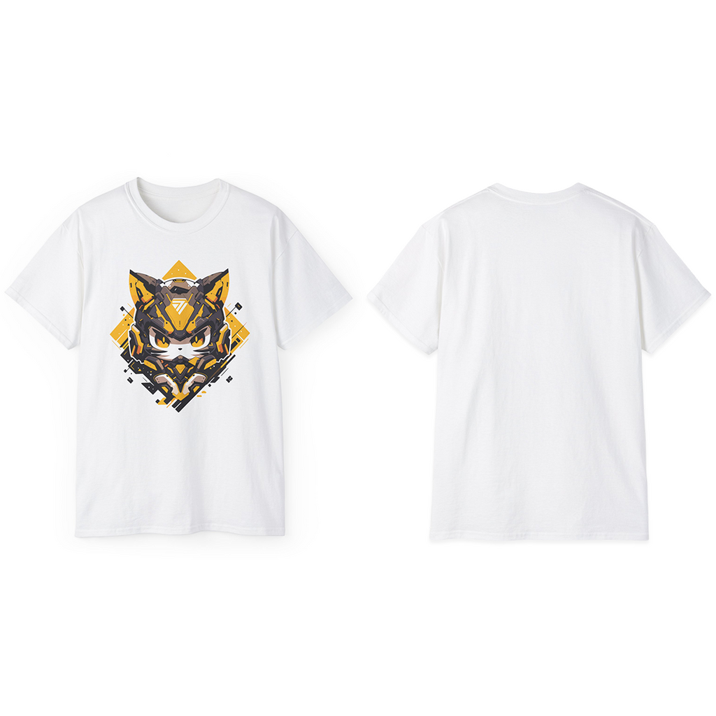 100%纯棉短袖T恤 | Mascot-Cat-003