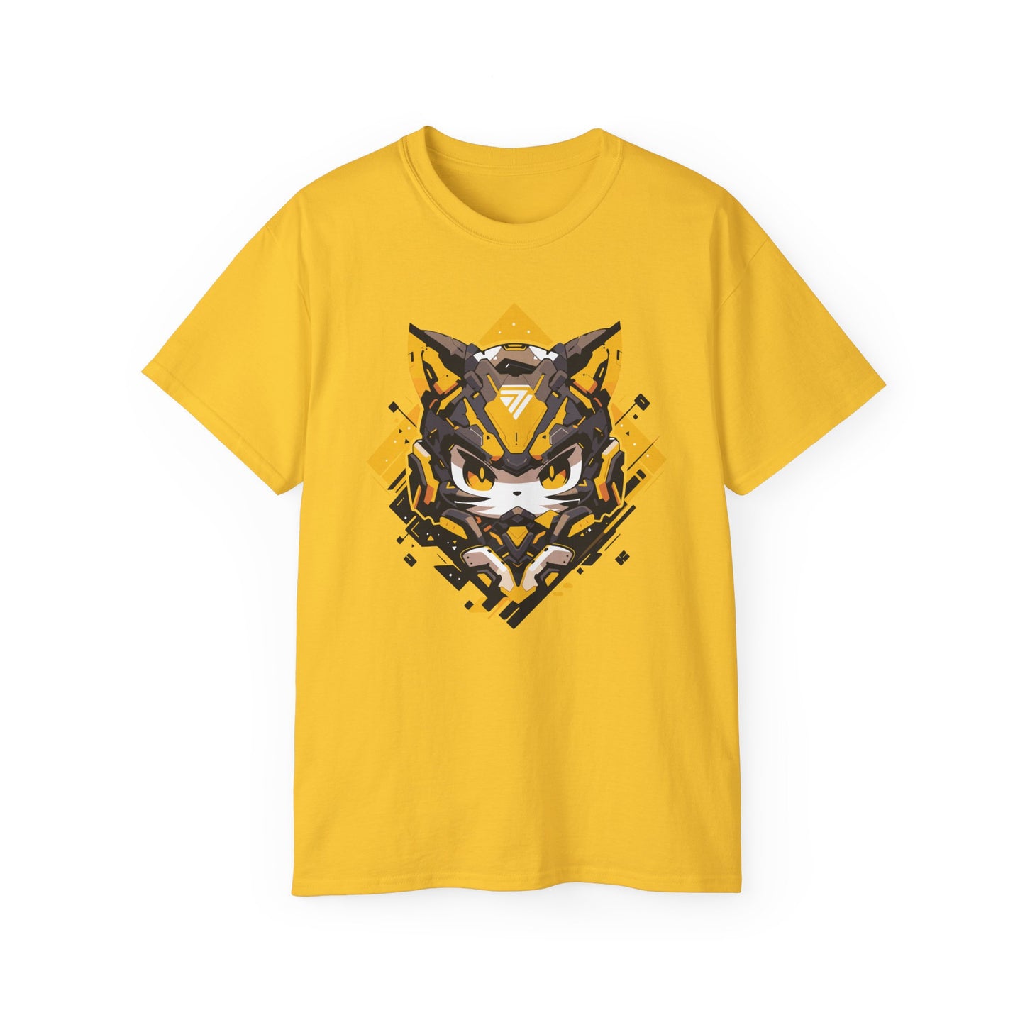 100% Cotton Short Sleeve Tee | Mascot-Cat-003