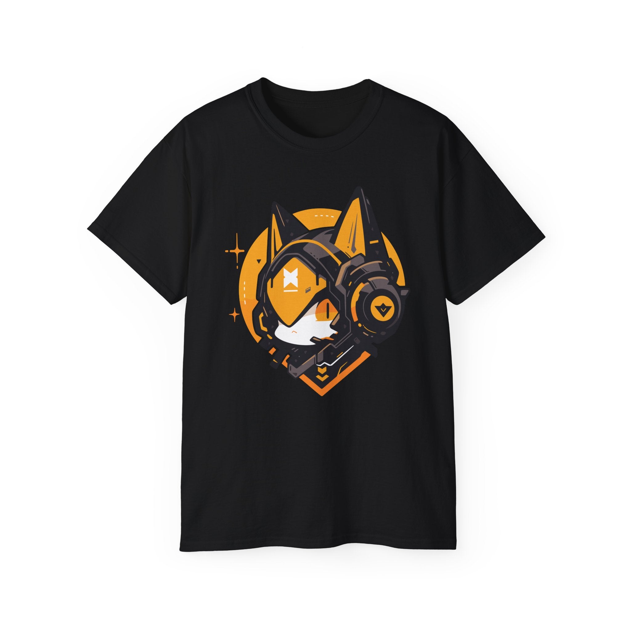 100%纯棉短袖T恤 | Mascot-Cat-004