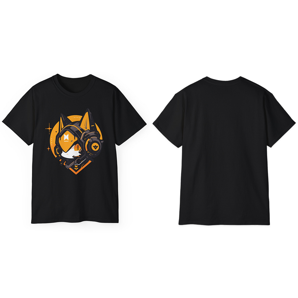 100%纯棉短袖T恤 | Mascot-Cat-004