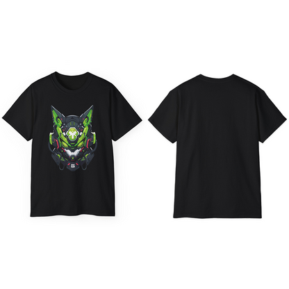 100% Cotton Short Sleeve Tee | Mascot-Cat-005