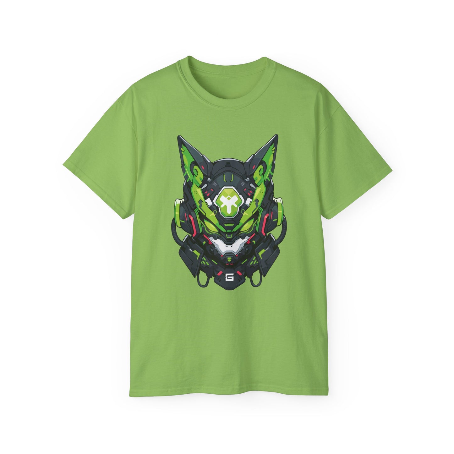 100% Cotton Short Sleeve Tee | Mascot-Cat-005