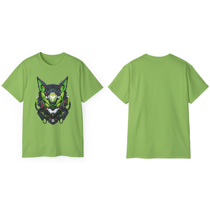 100% Cotton Short Sleeve Tee | Mascot-Cat-005