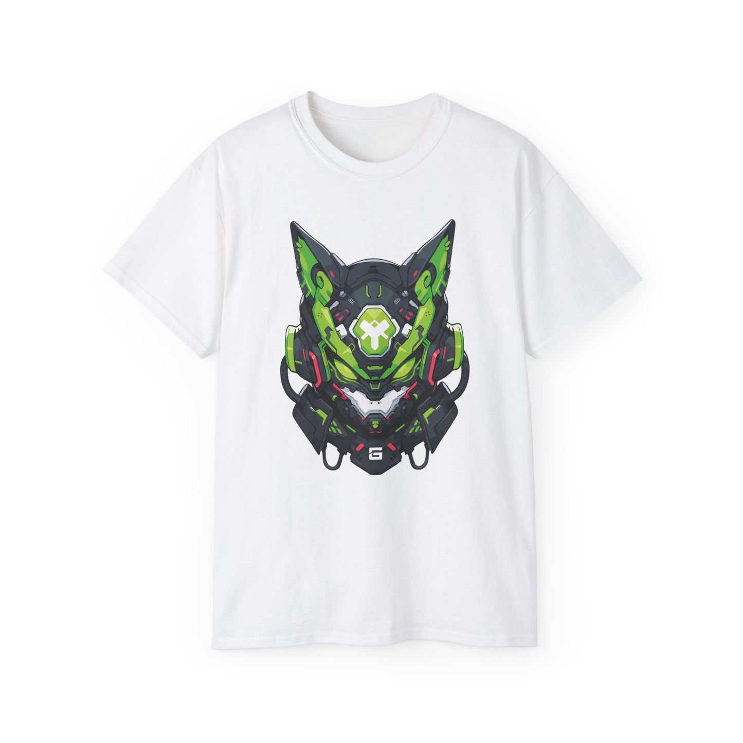 100% Cotton Short Sleeve Tee | Mascot-Cat-005