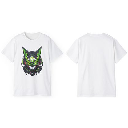 100% Cotton Short Sleeve Tee | Mascot-Cat-005