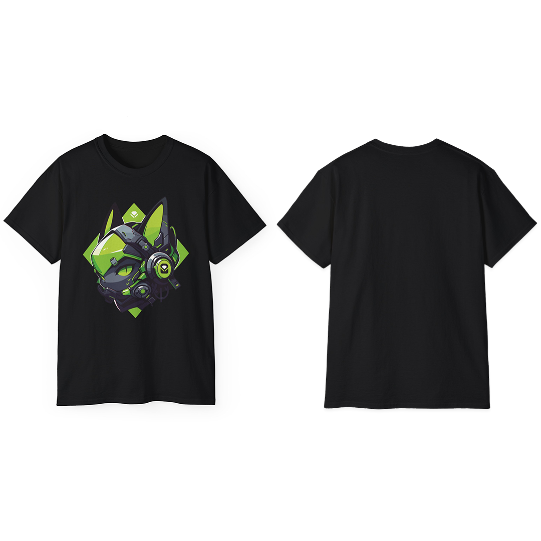 100%纯棉短袖T恤 | Mascot-Cat-006