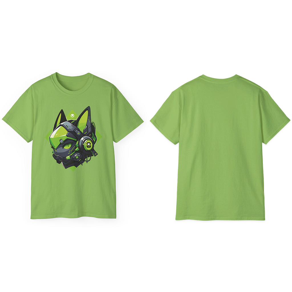 100%纯棉短袖T恤 | Mascot-Cat-006