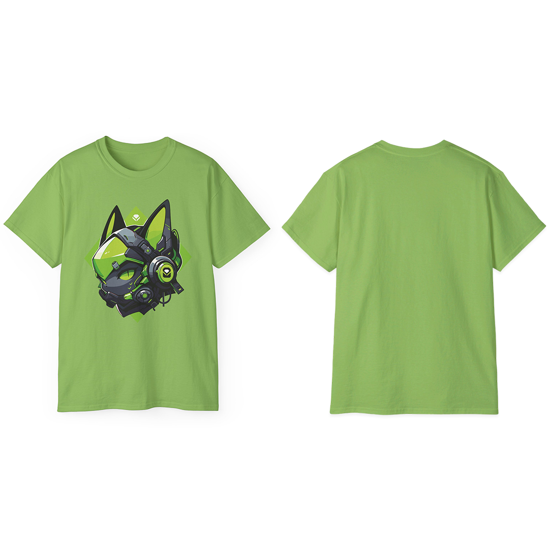 100%纯棉短袖T恤 | Mascot-Cat-006
