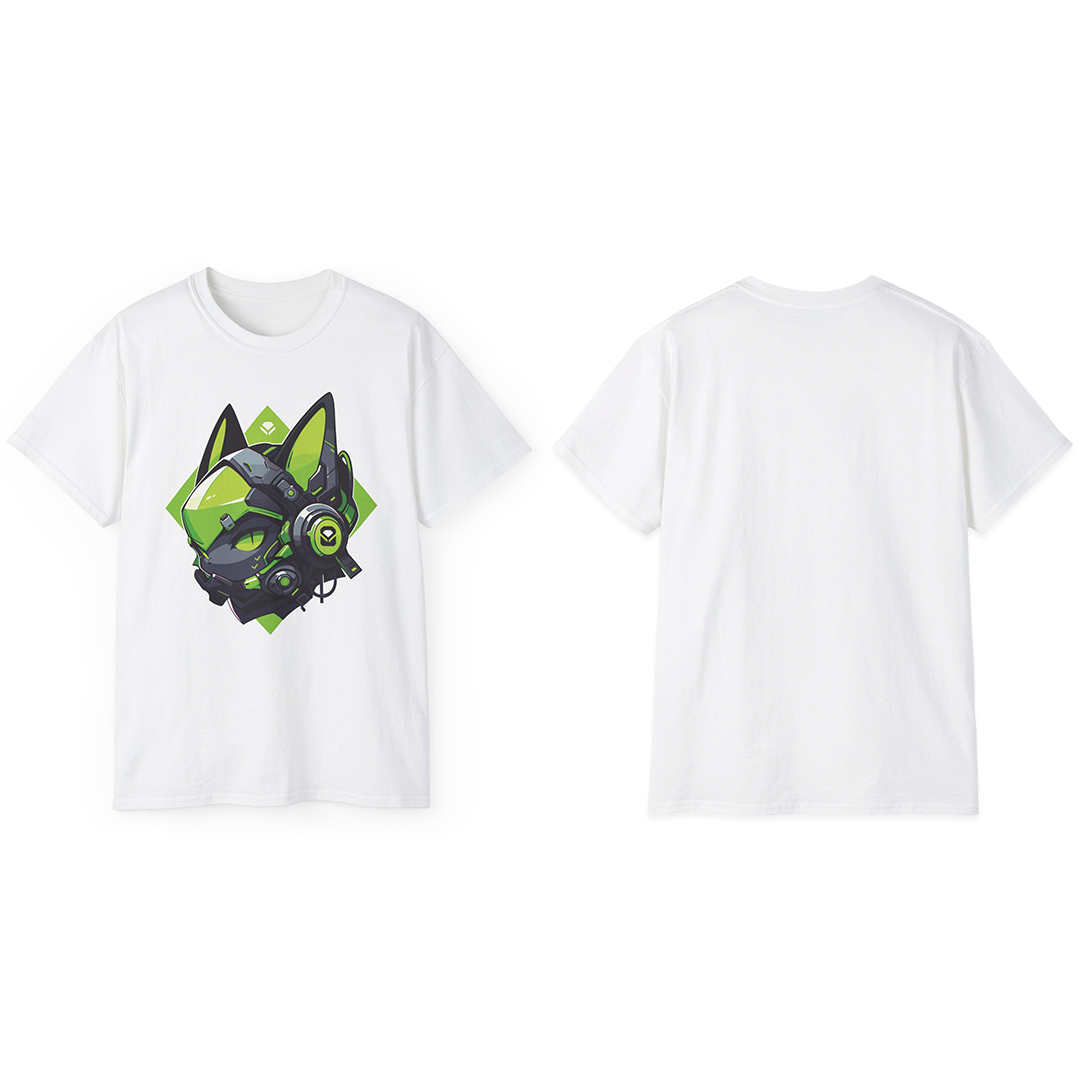 100%纯棉短袖T恤 | Mascot-Cat-006