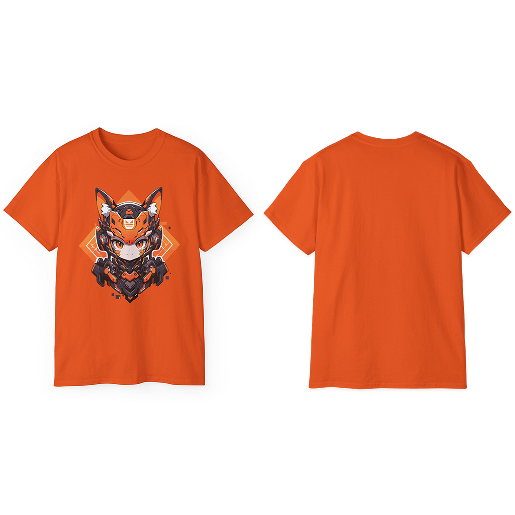 100%纯棉短袖T恤 | Mascot-Cat-007
