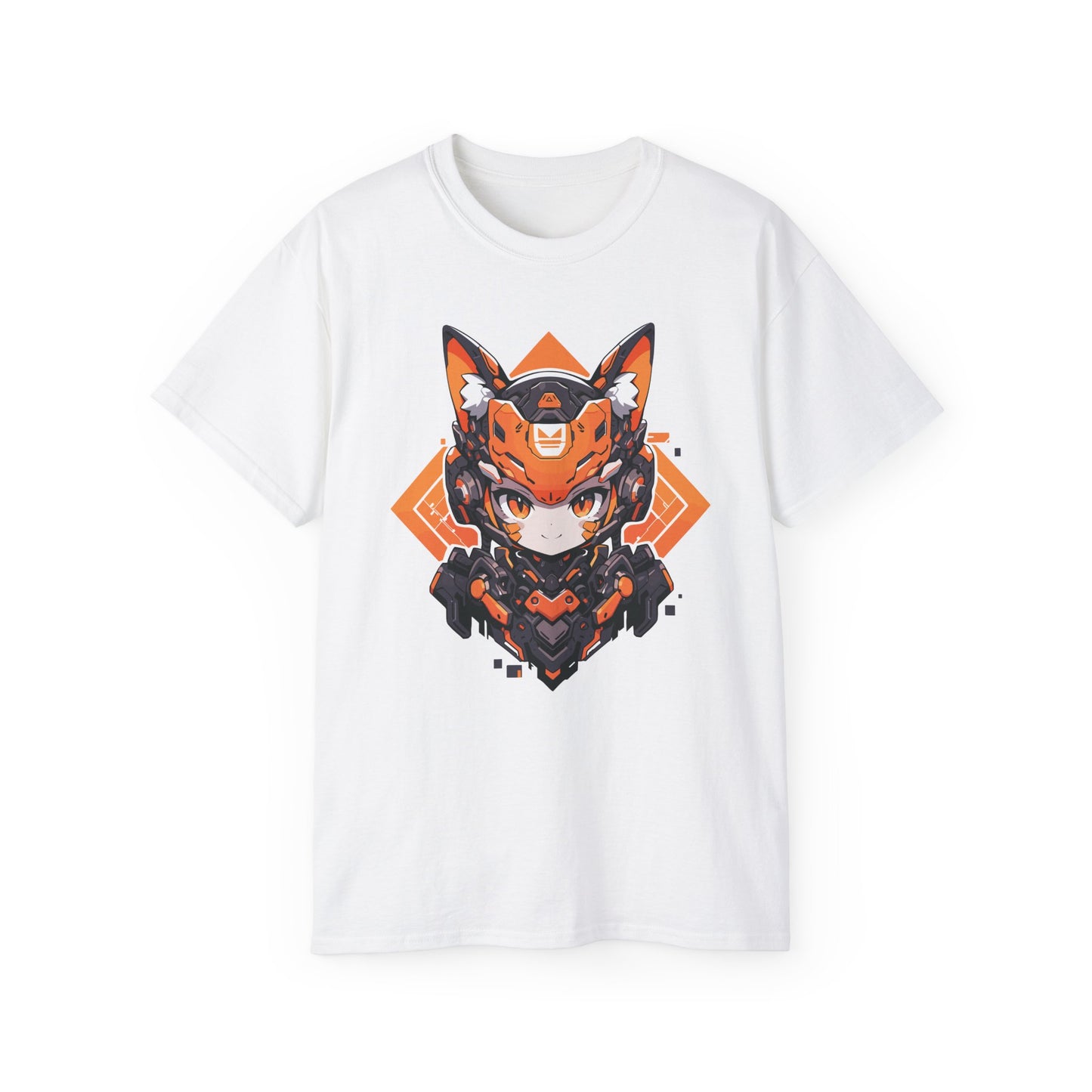 100% Cotton Short Sleeve Tee | Mascot-Cat-007