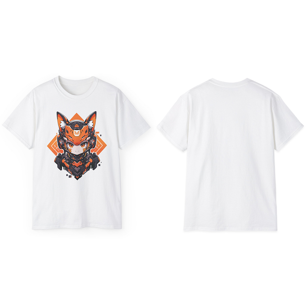 100%纯棉短袖T恤 | Mascot-Cat-007