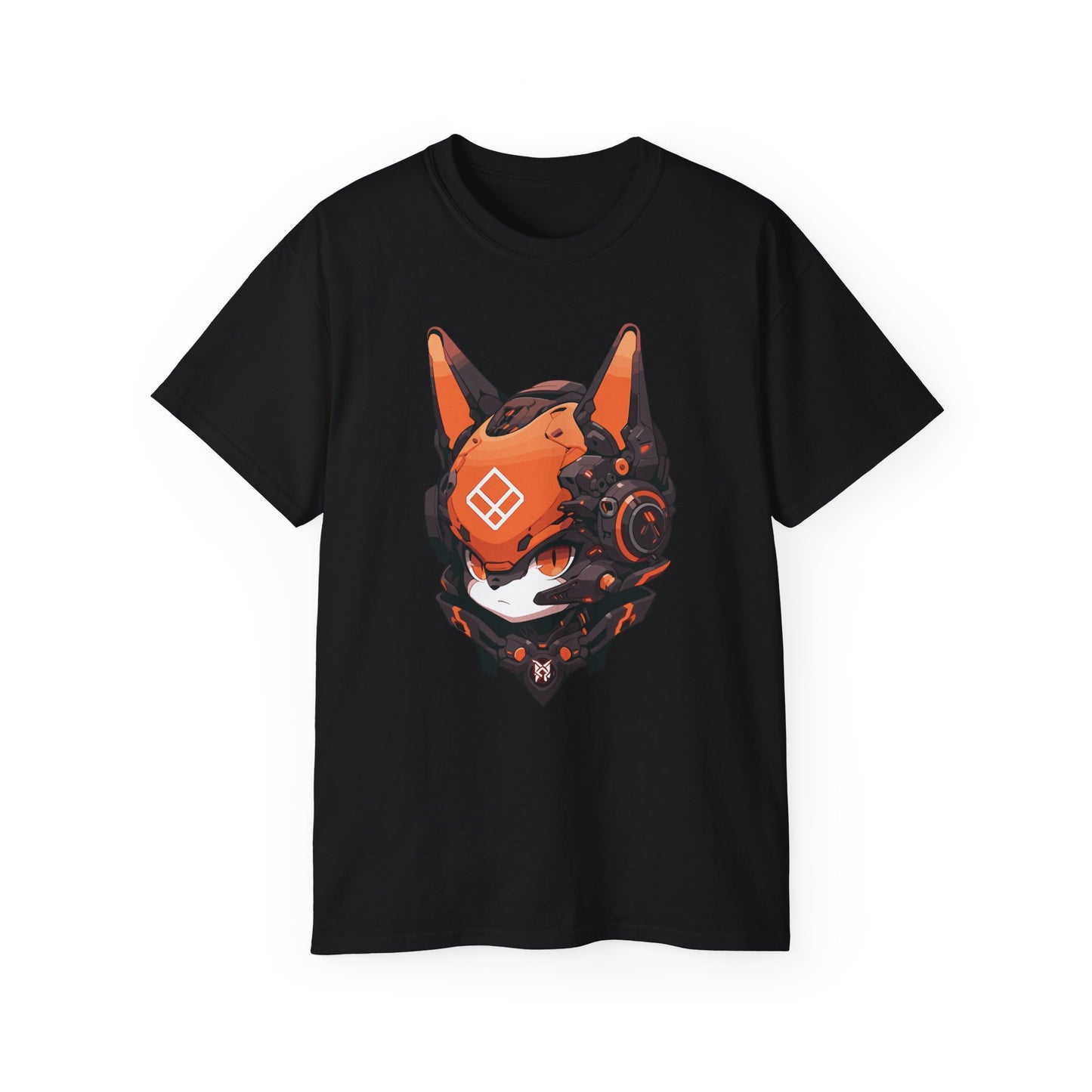 100% Cotton Short Sleeve Tee | Mascot-Cat-008