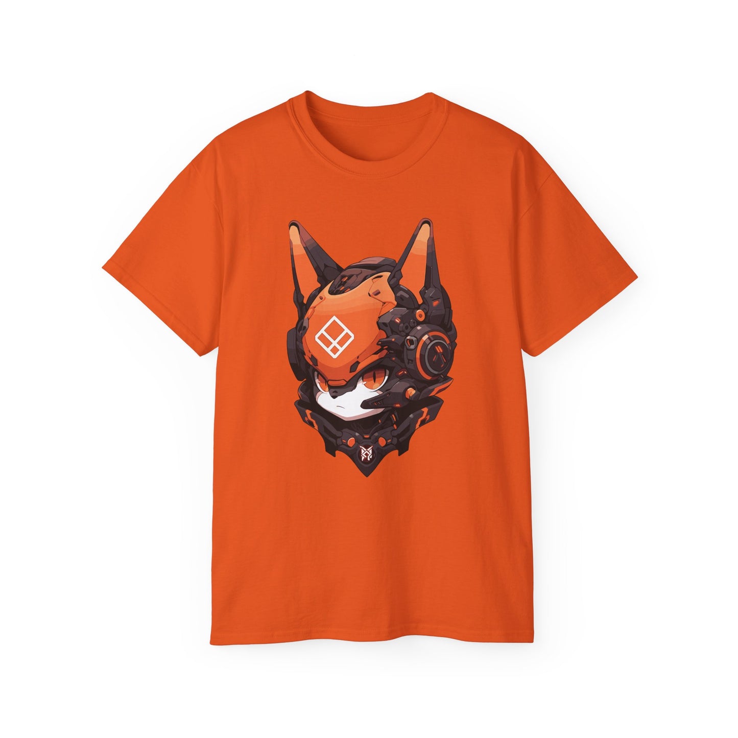 100% Cotton Short Sleeve Tee | Mascot-Cat-008