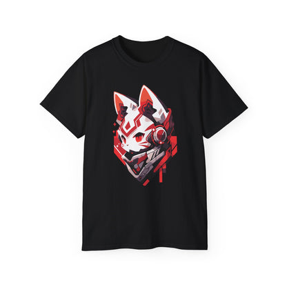 100% Cotton Short Sleeve Tee | Mascot-Cat-009