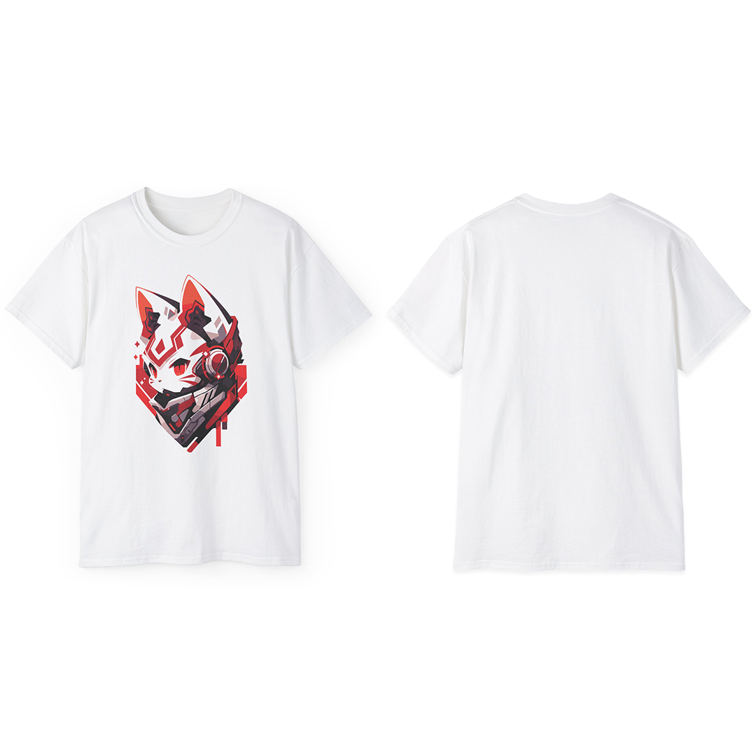 100%纯棉短袖T恤 | Mascot-Cat-009