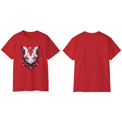 100% Cotton Short Sleeve Tee | Mascot-Cat-010