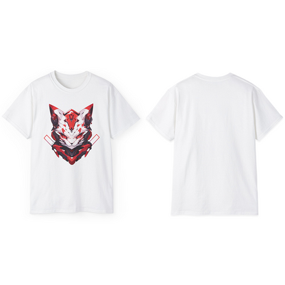 100% Cotton Short Sleeve Tee | Mascot-Cat-010