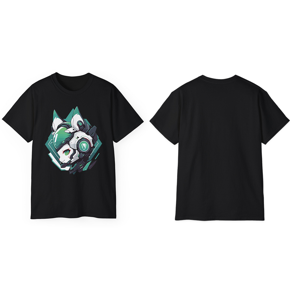 100%纯棉短袖T恤 | Mascot-Cat-011