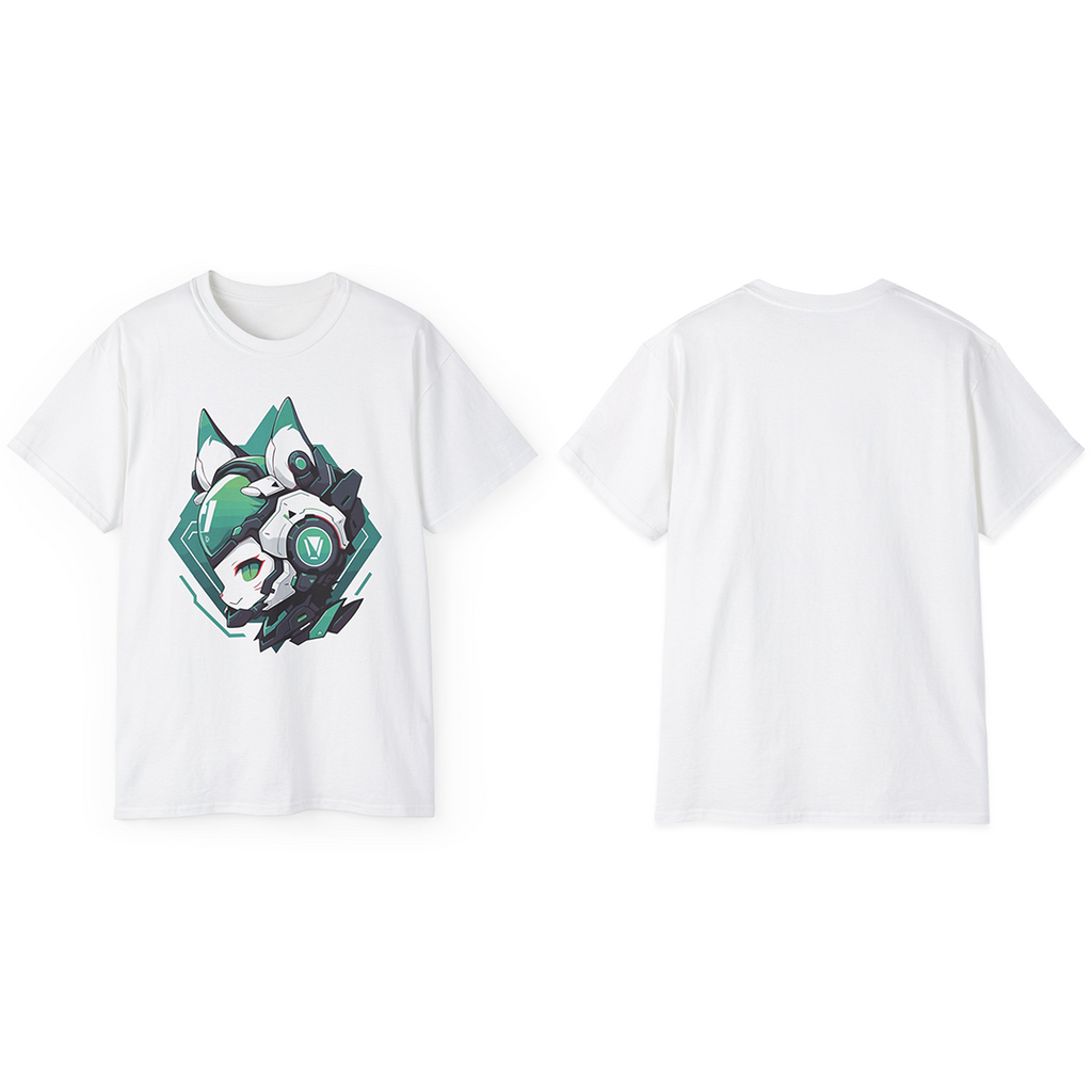 100%纯棉短袖T恤 | Mascot-Cat-011