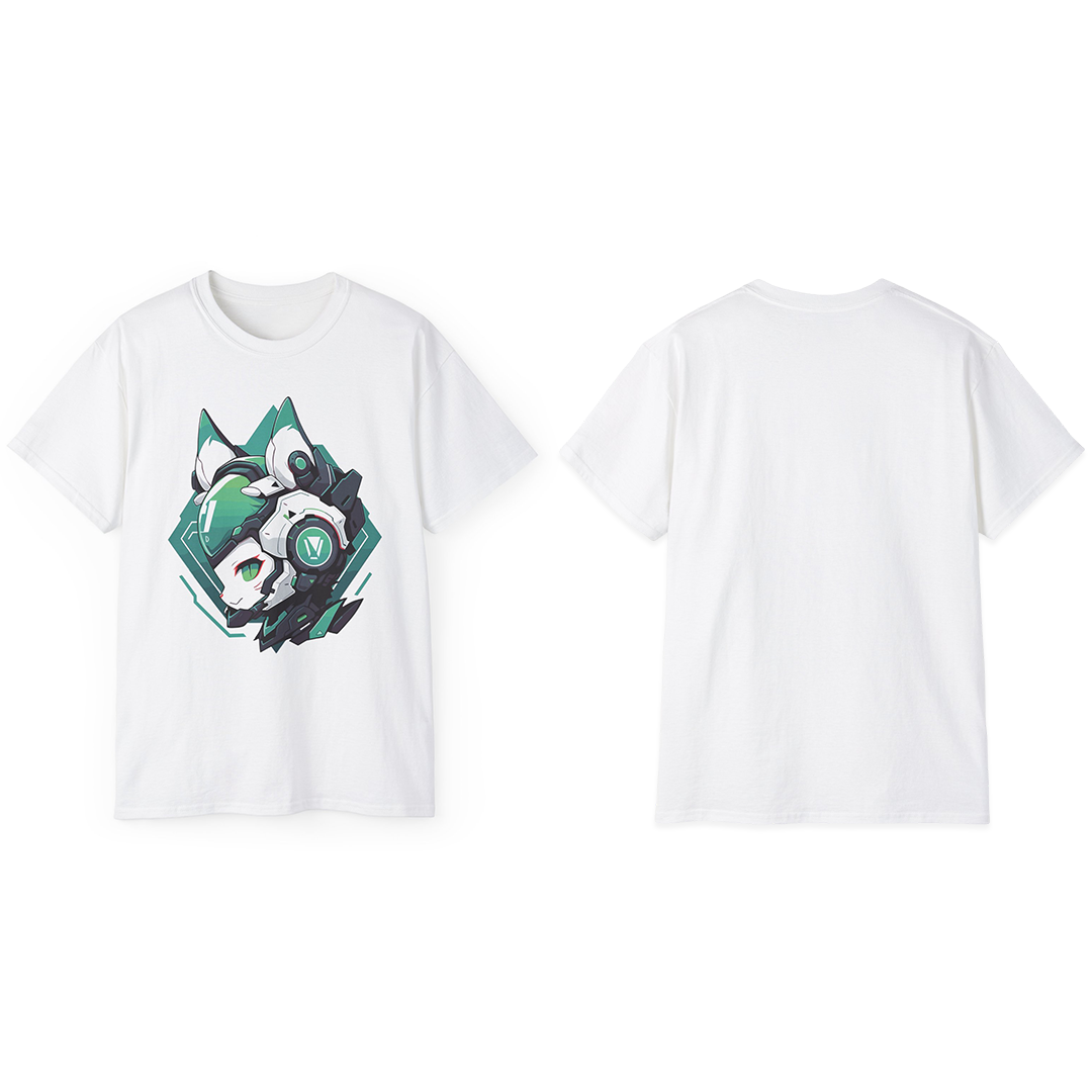 100%纯棉短袖T恤 | Mascot-Cat-011