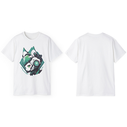 100% Cotton Short Sleeve Tee | Mascot-Cat-011