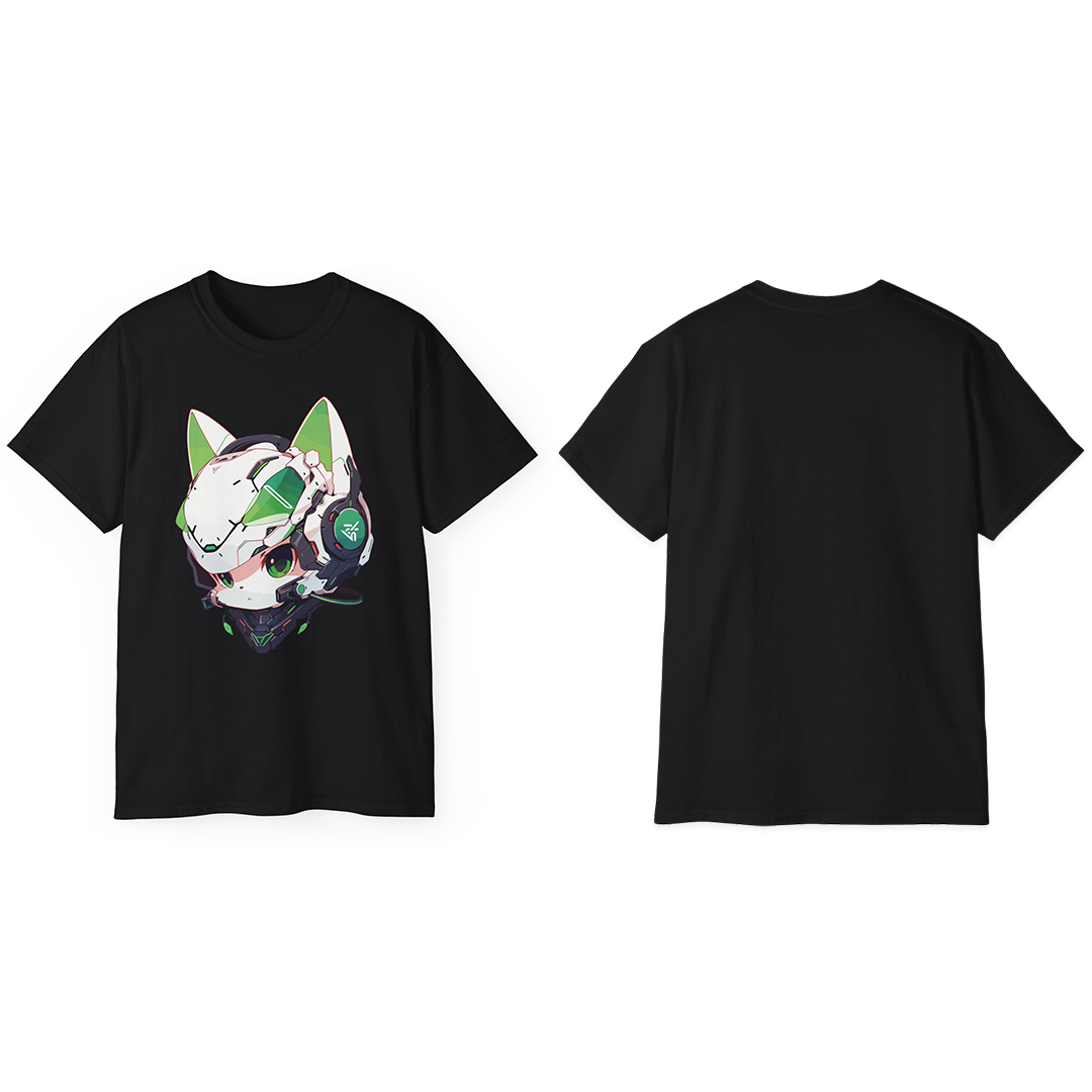 100%纯棉短袖T恤 | Mascot-Cat-012