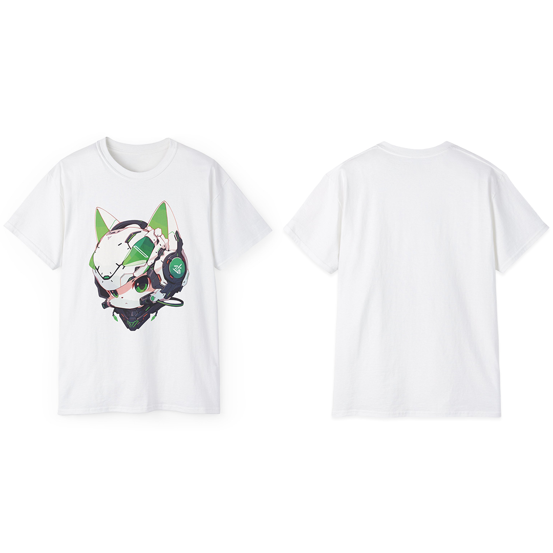 100%纯棉短袖T恤 | Mascot-Cat-012