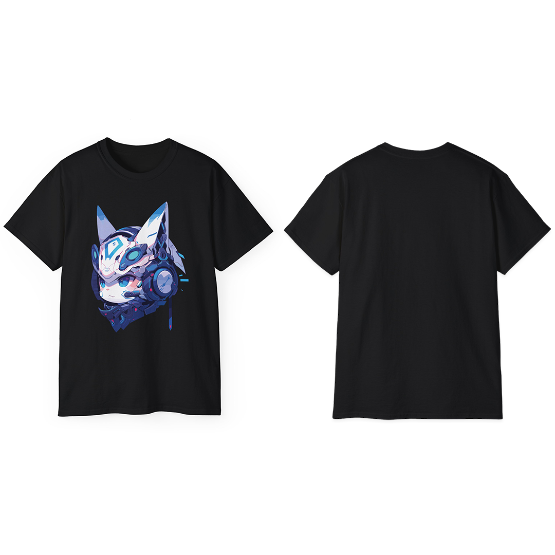 100%纯棉短袖T恤 | Mascot-Cat-013