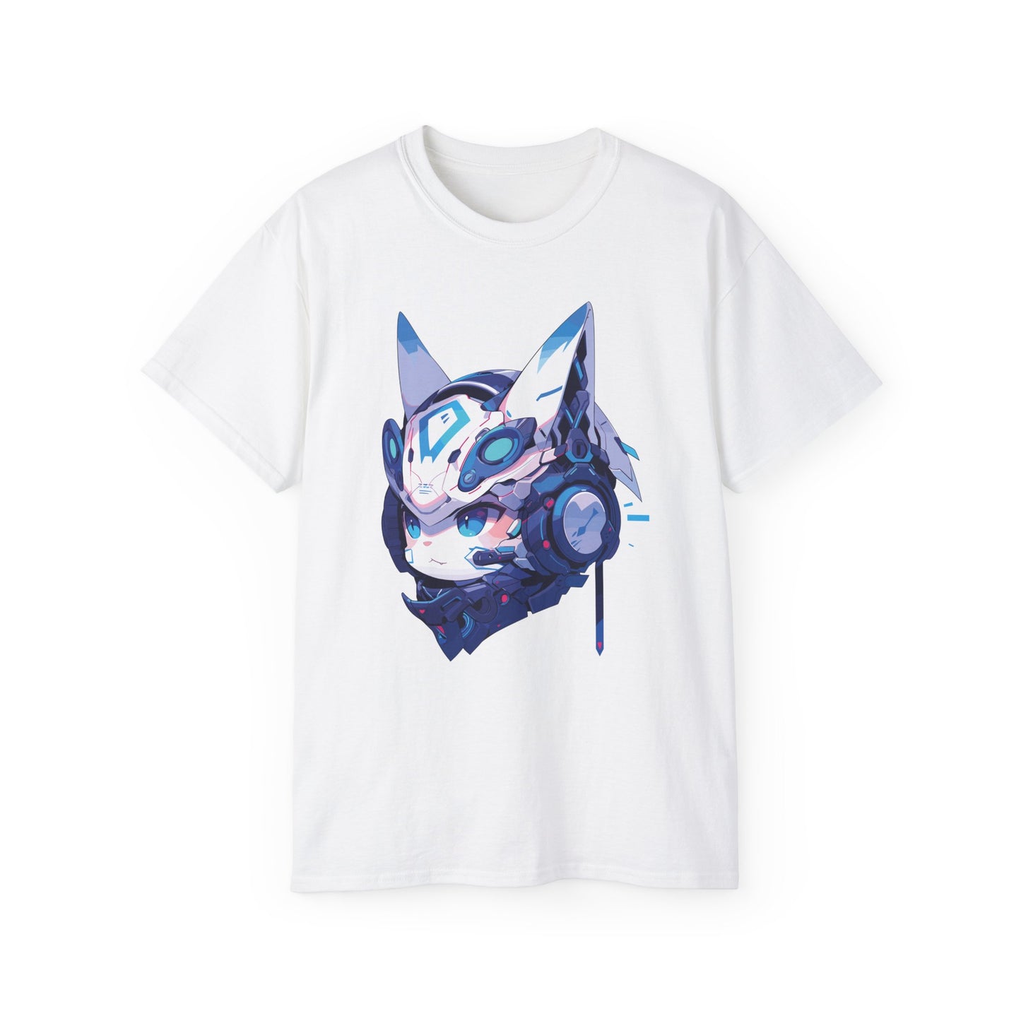 100% Cotton Short Sleeve Tee | Mascot-Cat-013