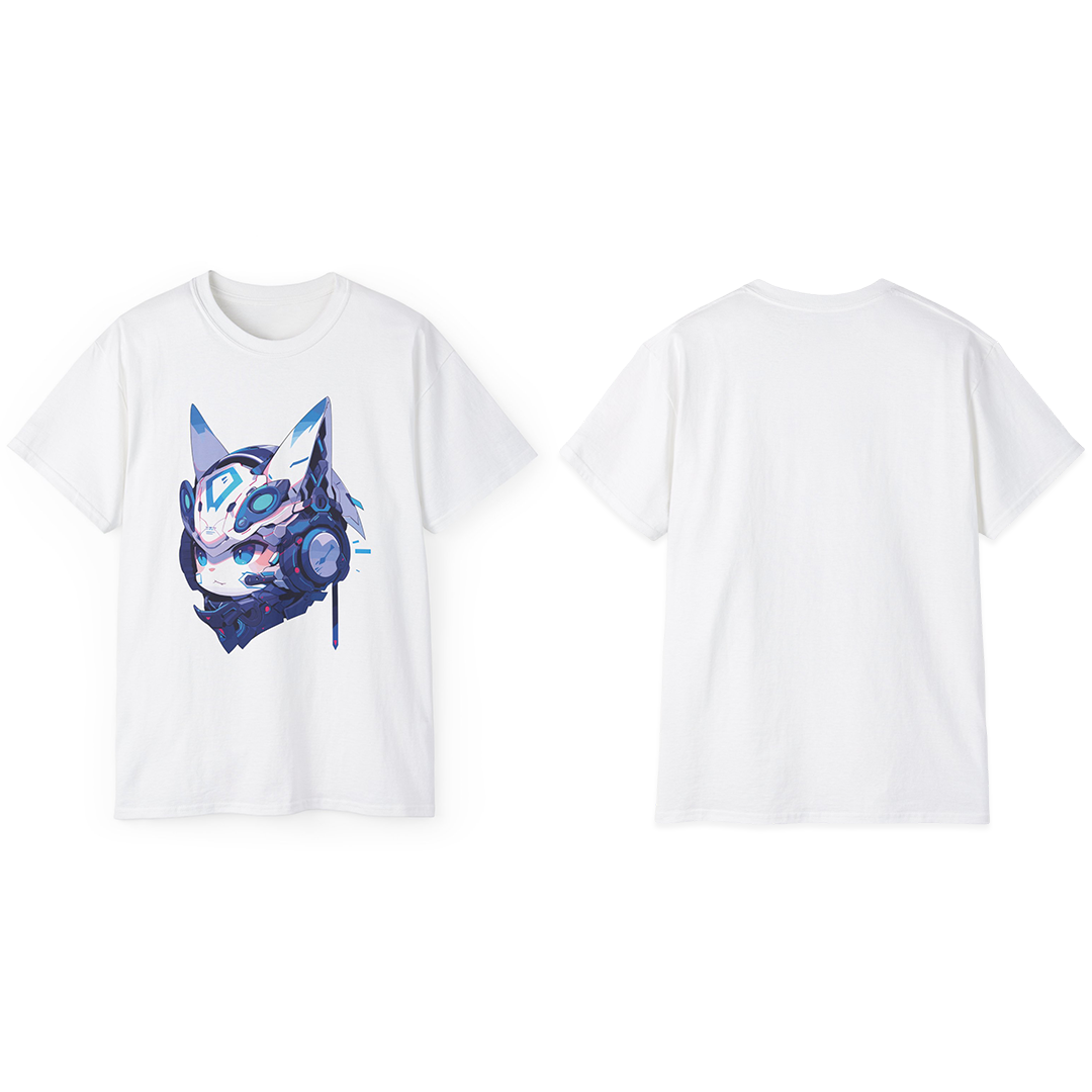 100%纯棉短袖T恤 | Mascot-Cat-013