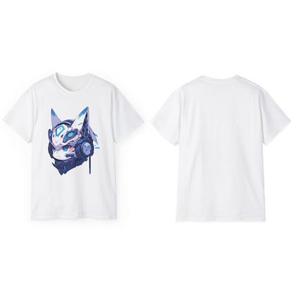 100% Cotton Short Sleeve Tee | Mascot-Cat-013