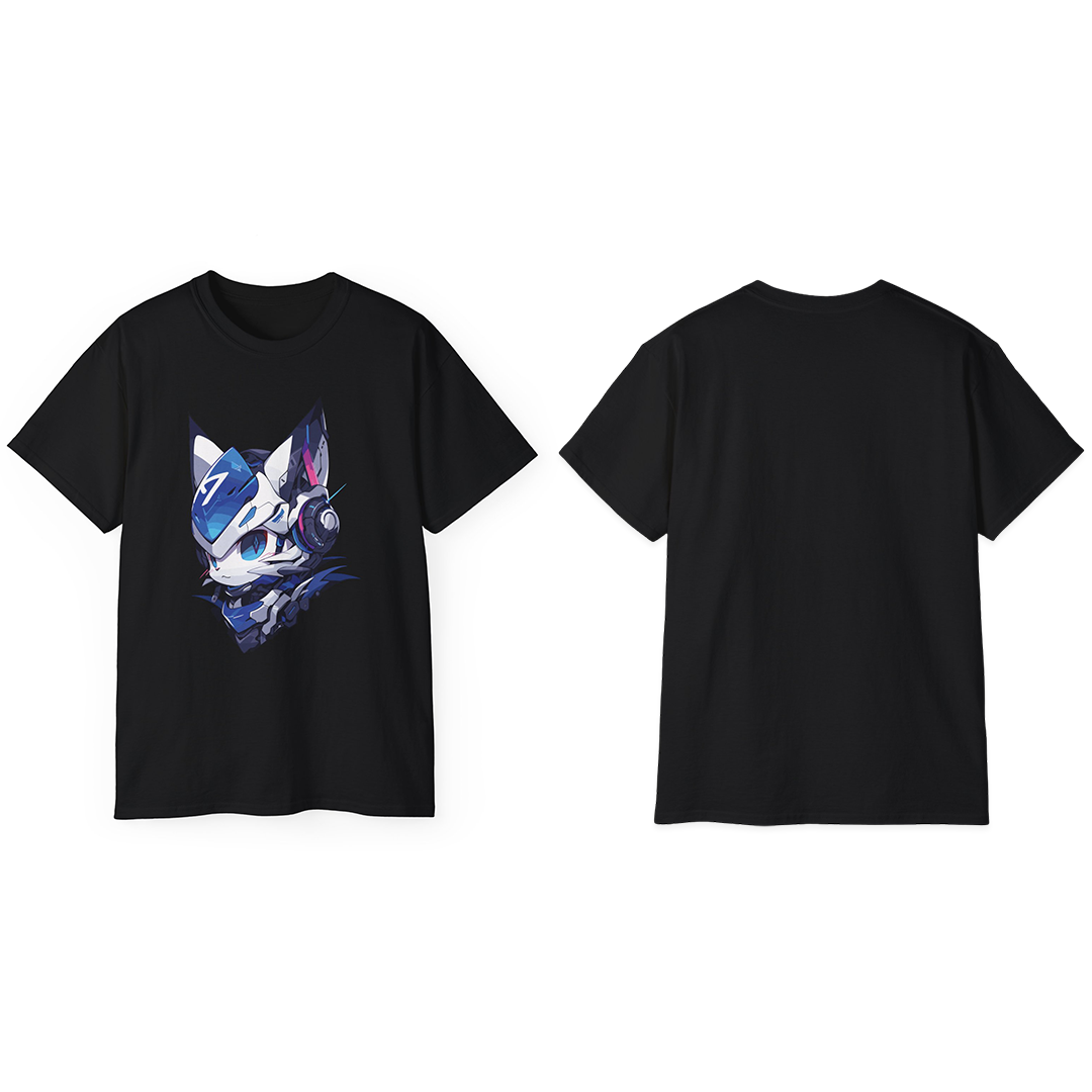 100%纯棉短袖T恤 | Mascot-Cat-014