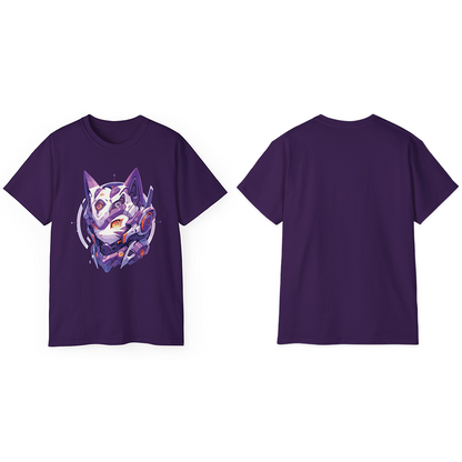 100% Cotton Short Sleeve Tee | Mascot-Cat-015