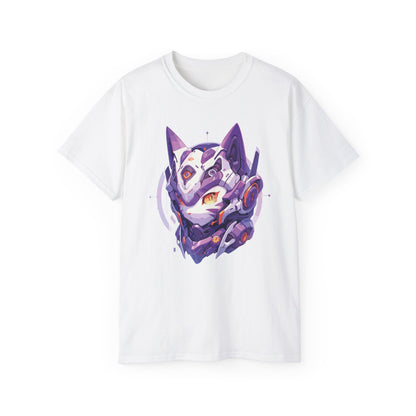 100% Cotton Short Sleeve Tee | Mascot-Cat-015