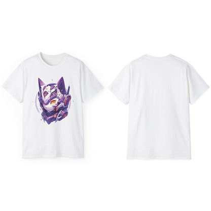 100% Cotton Short Sleeve Tee | Mascot-Cat-015