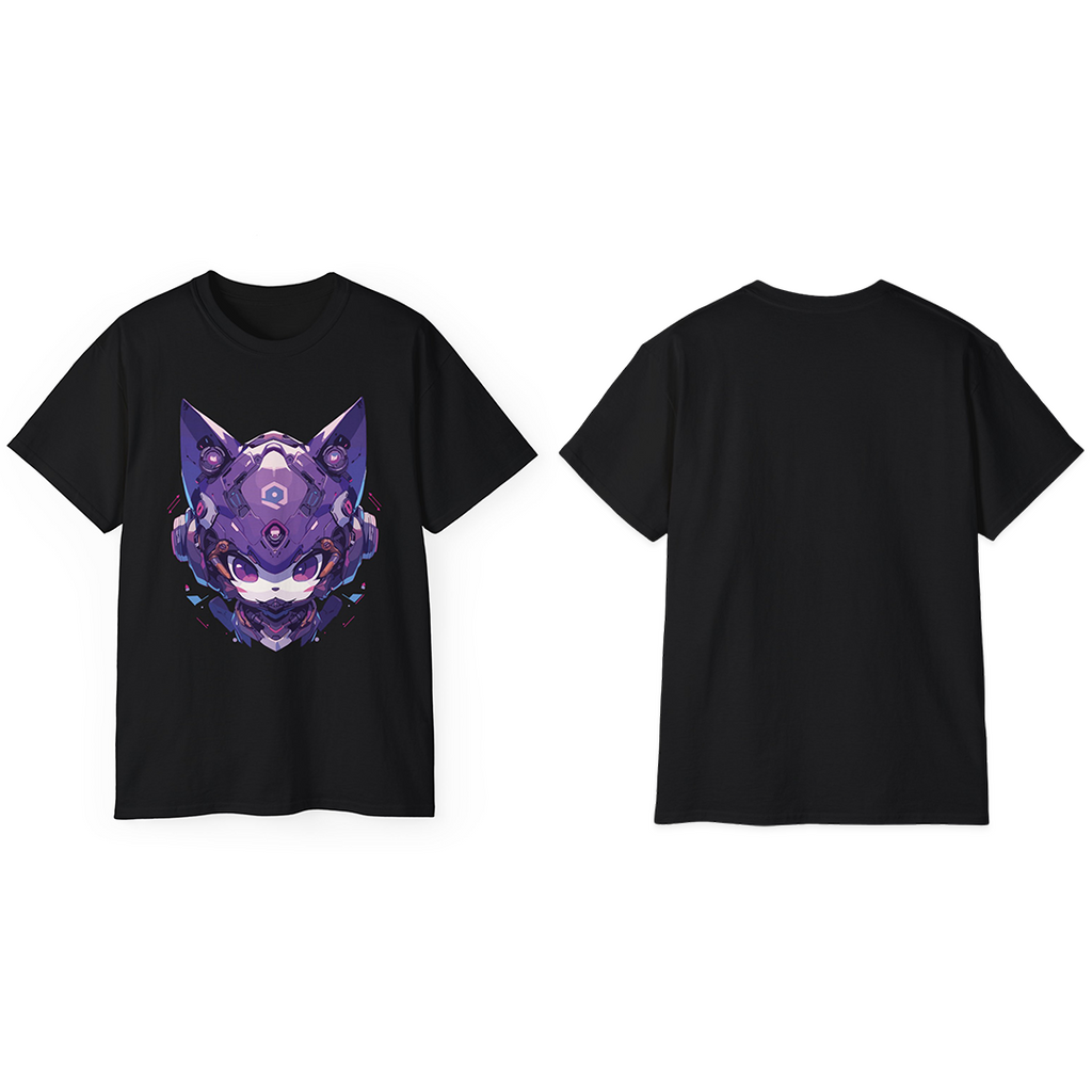 100%纯棉短袖T恤 | Mascot-Cat-016