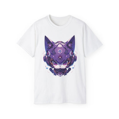 100% Cotton Short Sleeve Tee | Mascot-Cat-016