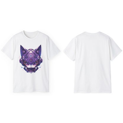 100% Cotton Short Sleeve Tee | Mascot-Cat-016