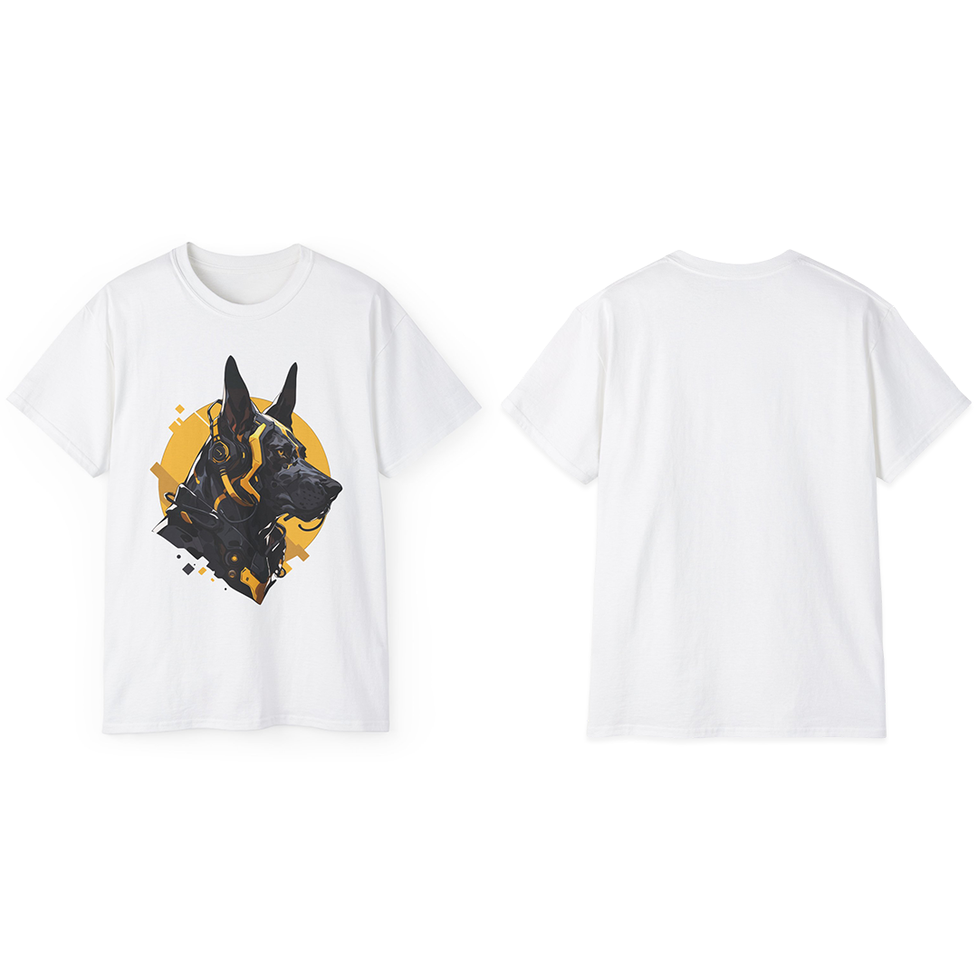 100% Cotton Short Sleeve Tee | Mascot-Dog-003