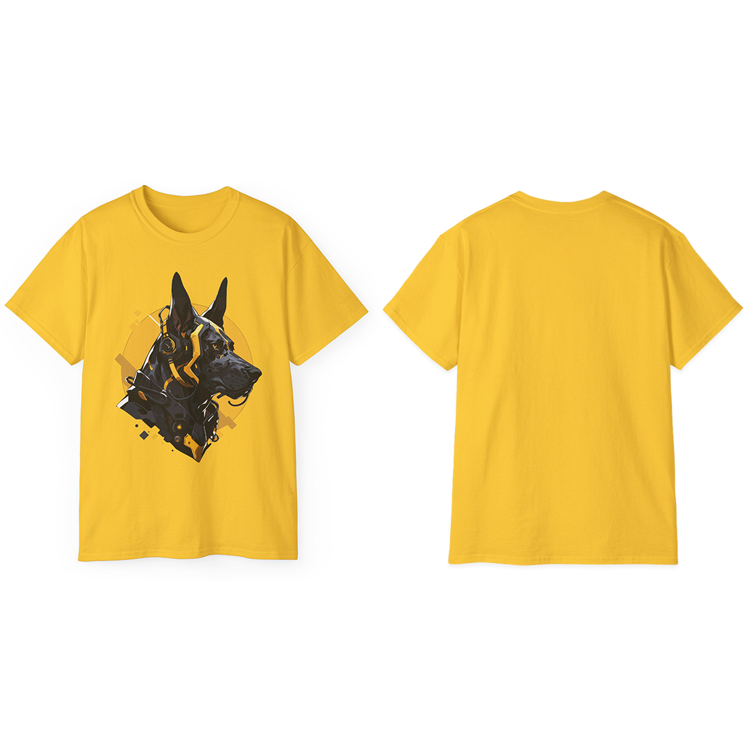 100% Cotton Short Sleeve Tee | Mascot-Dog-003