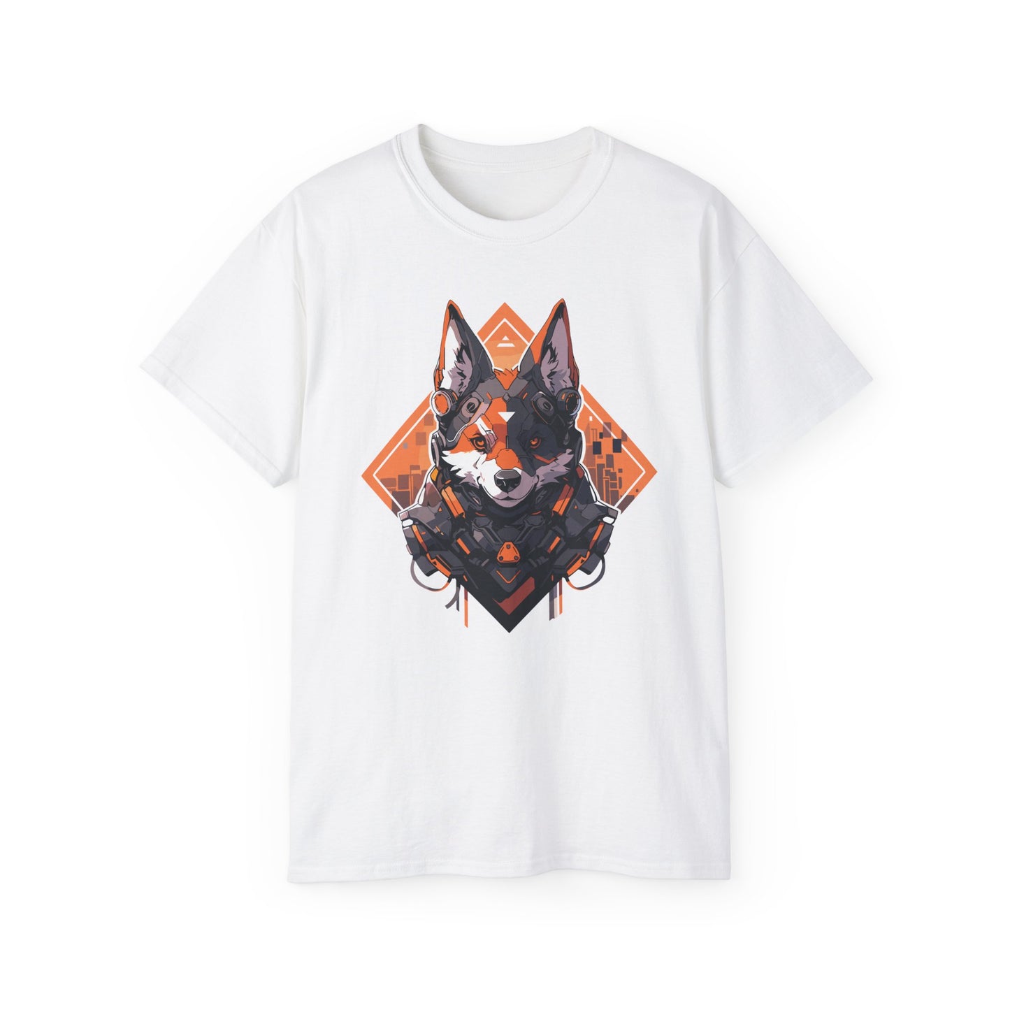 100% Cotton Short Sleeve Tee | Mascot-Dog-007