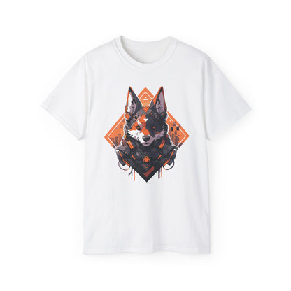 100% Cotton Short Sleeve Tee | Mascot-Dog-007