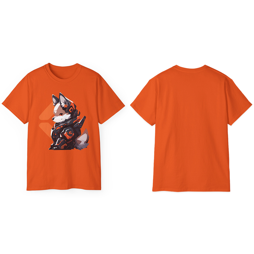 100% Cotton Short Sleeve Tee | Mascot-Dog-008